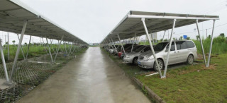 Carport solar mounting systems